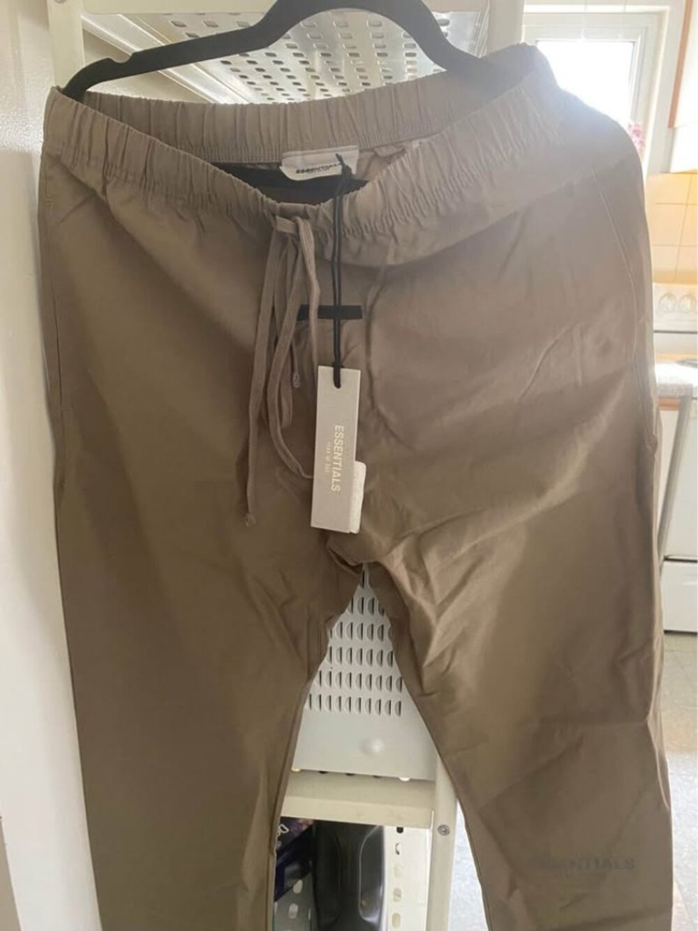 Essentials Track Pants Taupe (Small) - Picture 6 of 6